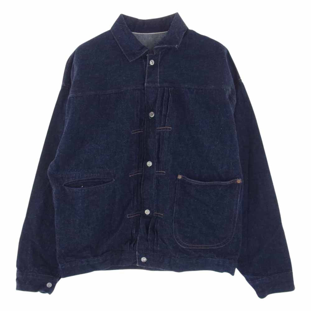 WAREHOUSE ウエアハウス × ベルベルジン 藤原裕 × JEANSFACTORY 1880 JOHN MUNG DENIM JACKET  限定 デニム ジャケット インディゴブルー系 42【中古】