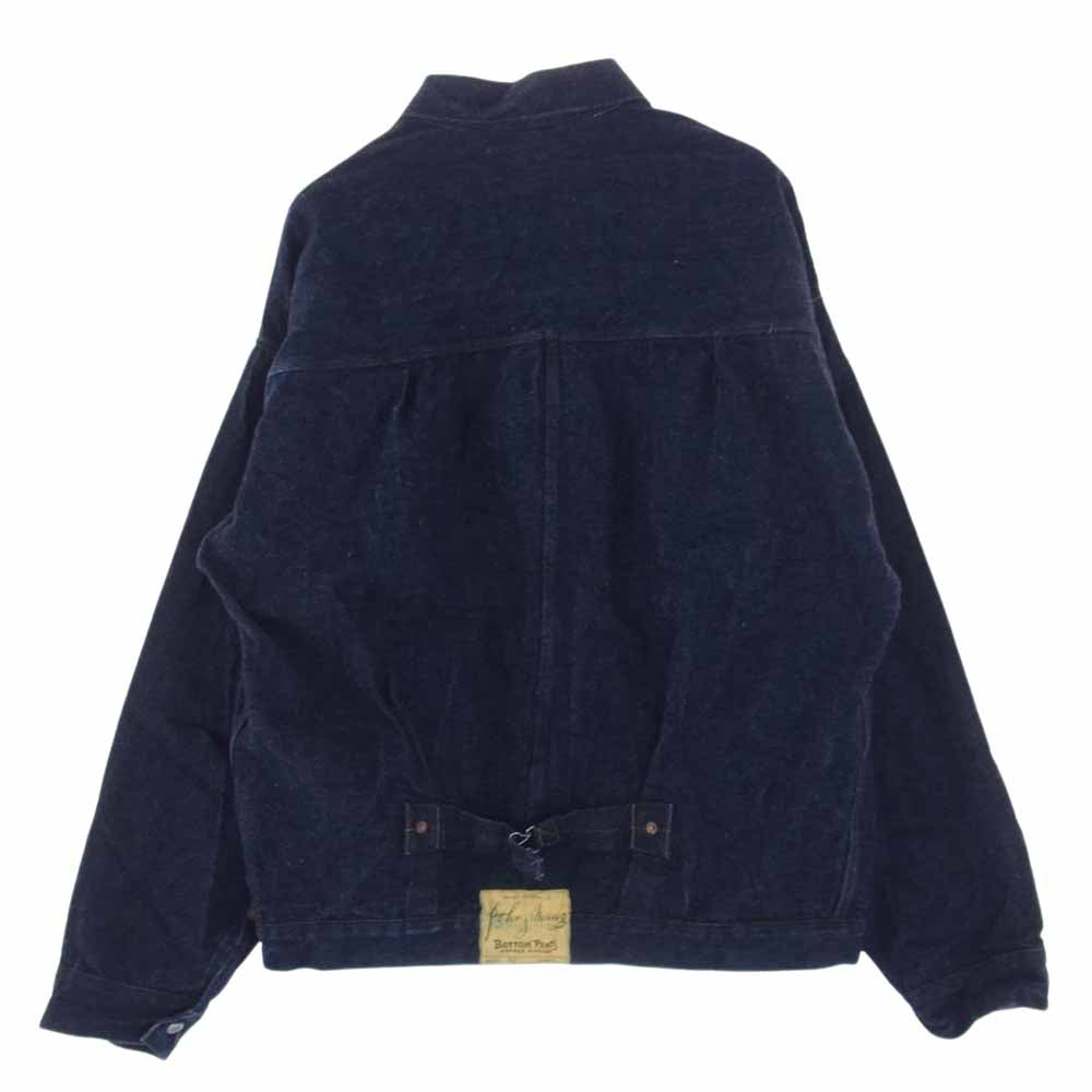 WAREHOUSE ウエアハウス × ベルベルジン 藤原裕 × JEANSFACTORY 1880 JOHN MUNG DENIM JACKET  限定 デニム ジャケット インディゴブルー系 42【中古】