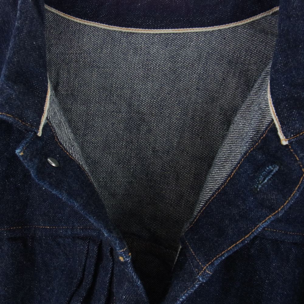 WAREHOUSE ウエアハウス × ベルベルジン 藤原裕 × JEANSFACTORY 1880 JOHN MUNG DENIM JACKET  限定 デニム ジャケット インディゴブルー系 42【中古】