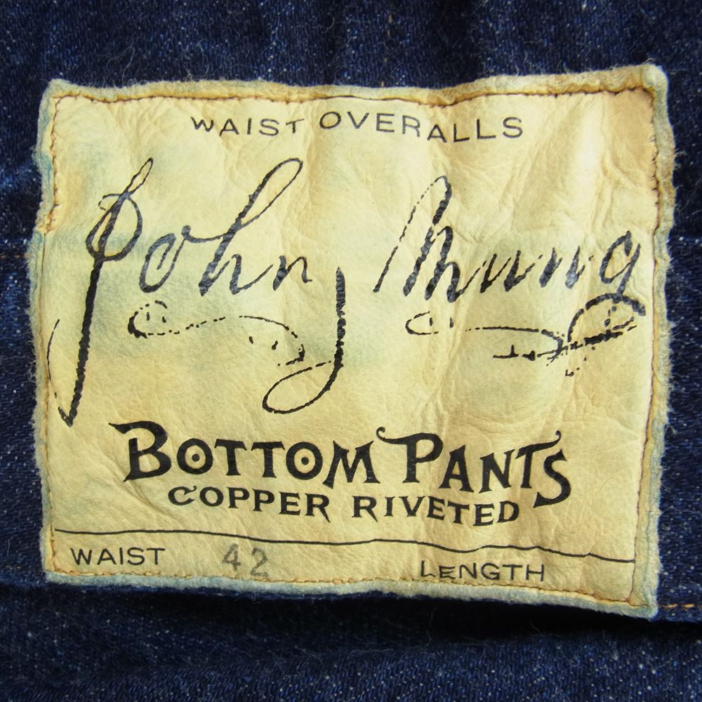 WAREHOUSE ウエアハウス × ベルベルジン 藤原裕 × JEANSFACTORY 1880 JOHN MUNG DENIM JACKET  限定 デニム ジャケット インディゴブルー系 42【中古】