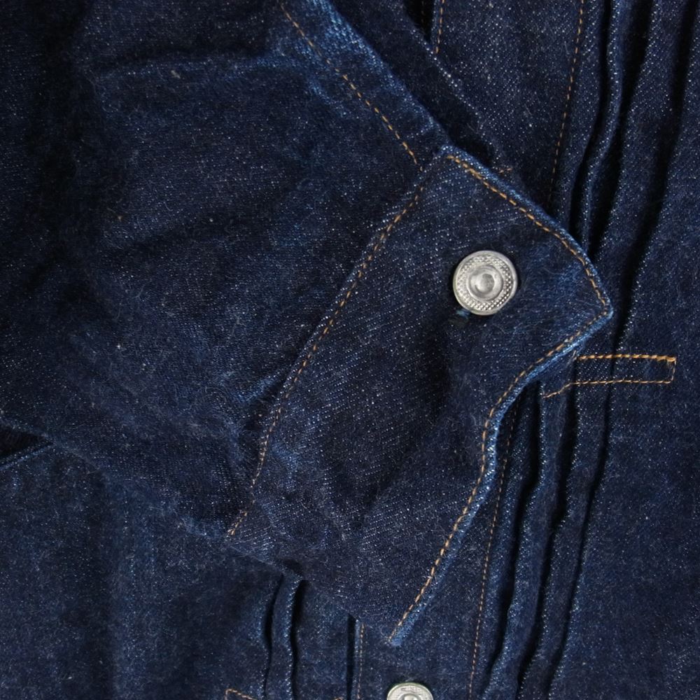 WAREHOUSE ウエアハウス × ベルベルジン 藤原裕 × JEANSFACTORY 1880 JOHN MUNG DENIM JACKET  限定 デニム ジャケット インディゴブルー系 42【中古】