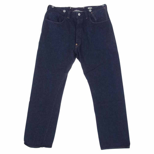 WAREHOUSE ウエアハウス × ベルベルジン 藤原裕 × JEANSFACTORY JOHN MUNG DENIM PANTS 限定 デニム パンツ インディゴブルー系 32【中古】