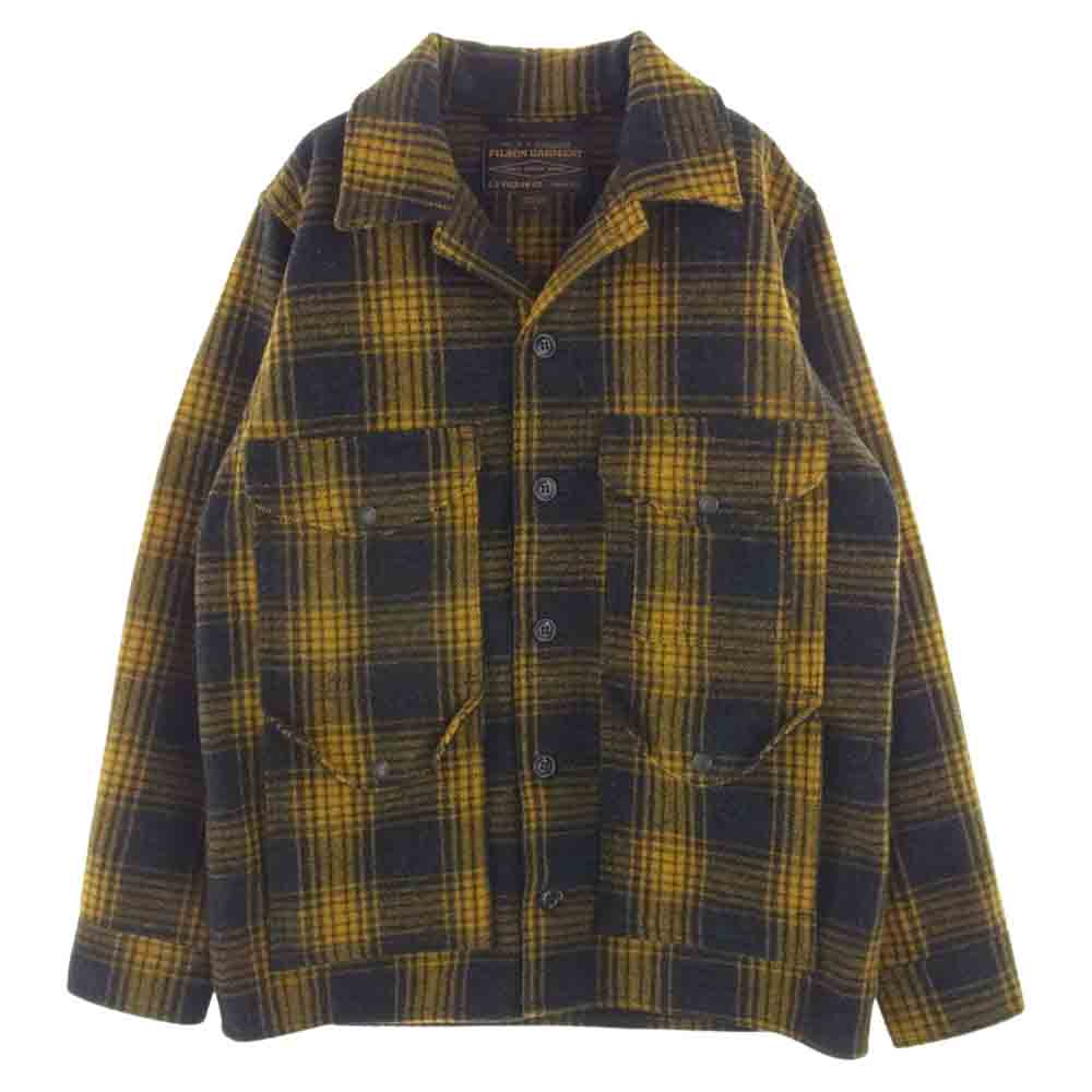 FILSON フィルソン MACKINAW WOOL CRUISER JACKET 2022 LIMITED マッキノー マッキーノ ウール クルーザー ジャケット 限定カラー ゴールドオークル系 S【美品】【中古】