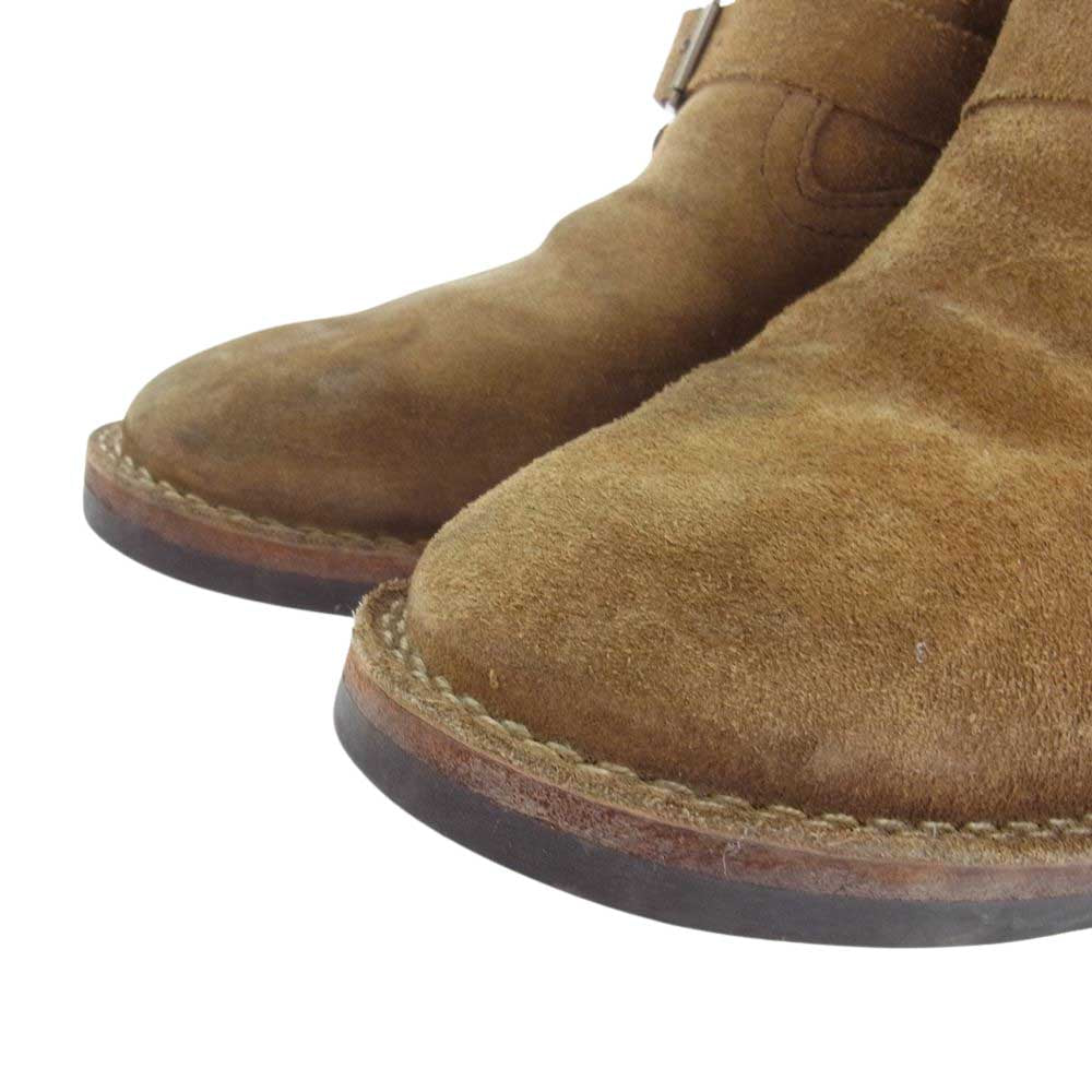 WESCO ウエスコ BOSS ボス ラフウアウト スエード エンジニア ブーツ ライトブラウン系 US9.5D【中古】