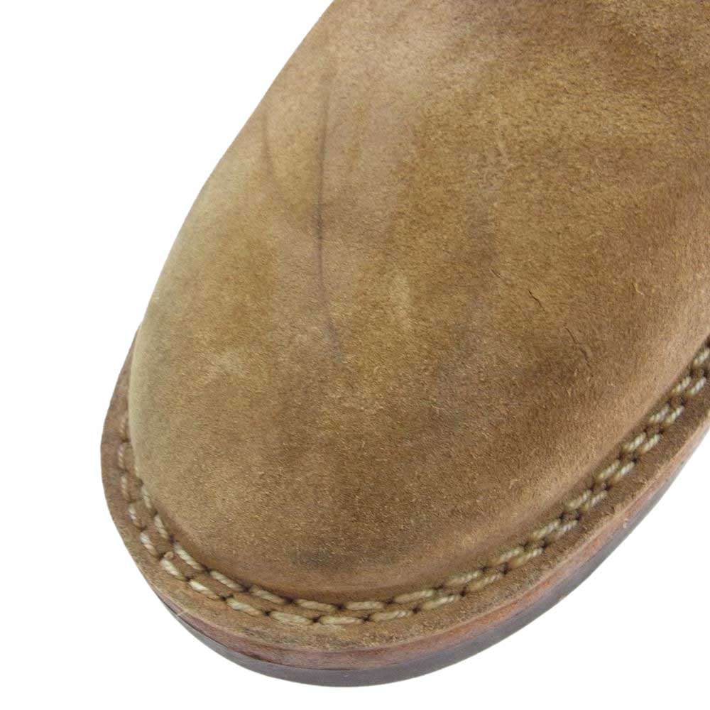 WESCO ウエスコ BOSS ボス ラフウアウト スエード エンジニア ブーツ ライトブラウン系 US9.5D【中古】
