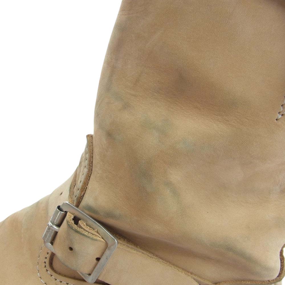 WESCO ウエスコ CUSTOM BOSS Burlap カスタム ボス バーラップ レザー エンジニア ブーツ ベージュ系 US9.5D【中古】