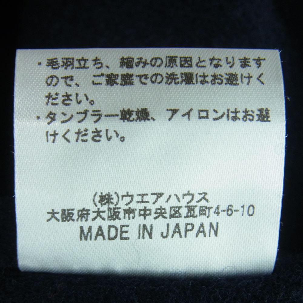WAREHOUSE ウエアハウス N-1 WINTER JACKET 7HOOK FRONT 7フック デッキ クルー ジャケット グレイッシュネイビー系 40【中古】