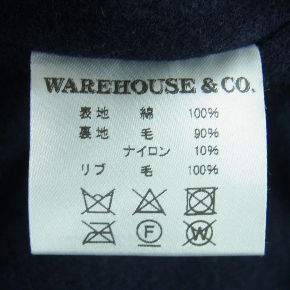 WAREHOUSE ウエアハウス N-1 WINTER JACKET 7HOOK FRONT 7フック デッキ クルー ジャケット グレイッシュネイビー系 40【中古】