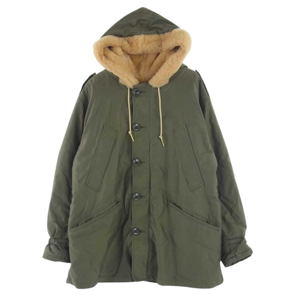 The REAL McCOY'S ザリアルマッコイズ TYPE B-11 ヘビーゾーン ミリタリー フライト ジャケット カーキ系 38【中古】