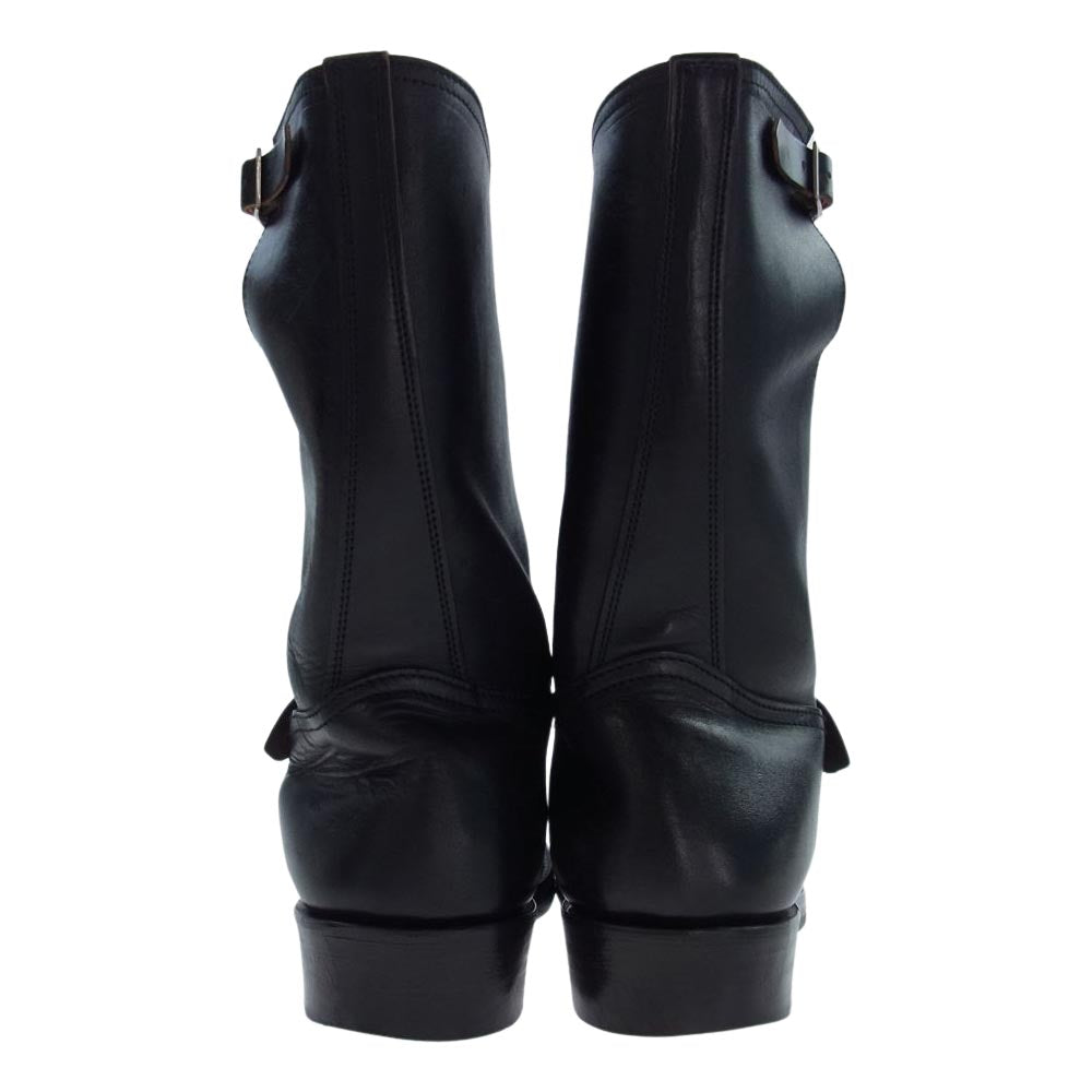 The REAL McCOY'S ザリアルマッコイズ BUCO HORSEHIDE ENGINEER BOOTS ブコ ホースハイド レザー エンジニア ブーツ サイズ10D ブラック系 10D【中古】