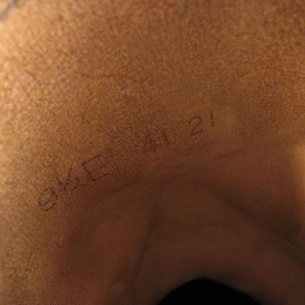 WESCO ウエスコ MISTER LOU 7600 ミスター ルー 茶芯 ブラック ホースハイド ヴィンテージロゴ刻印  エンジニア ブーツ ブラック系 US9.5E【中古】