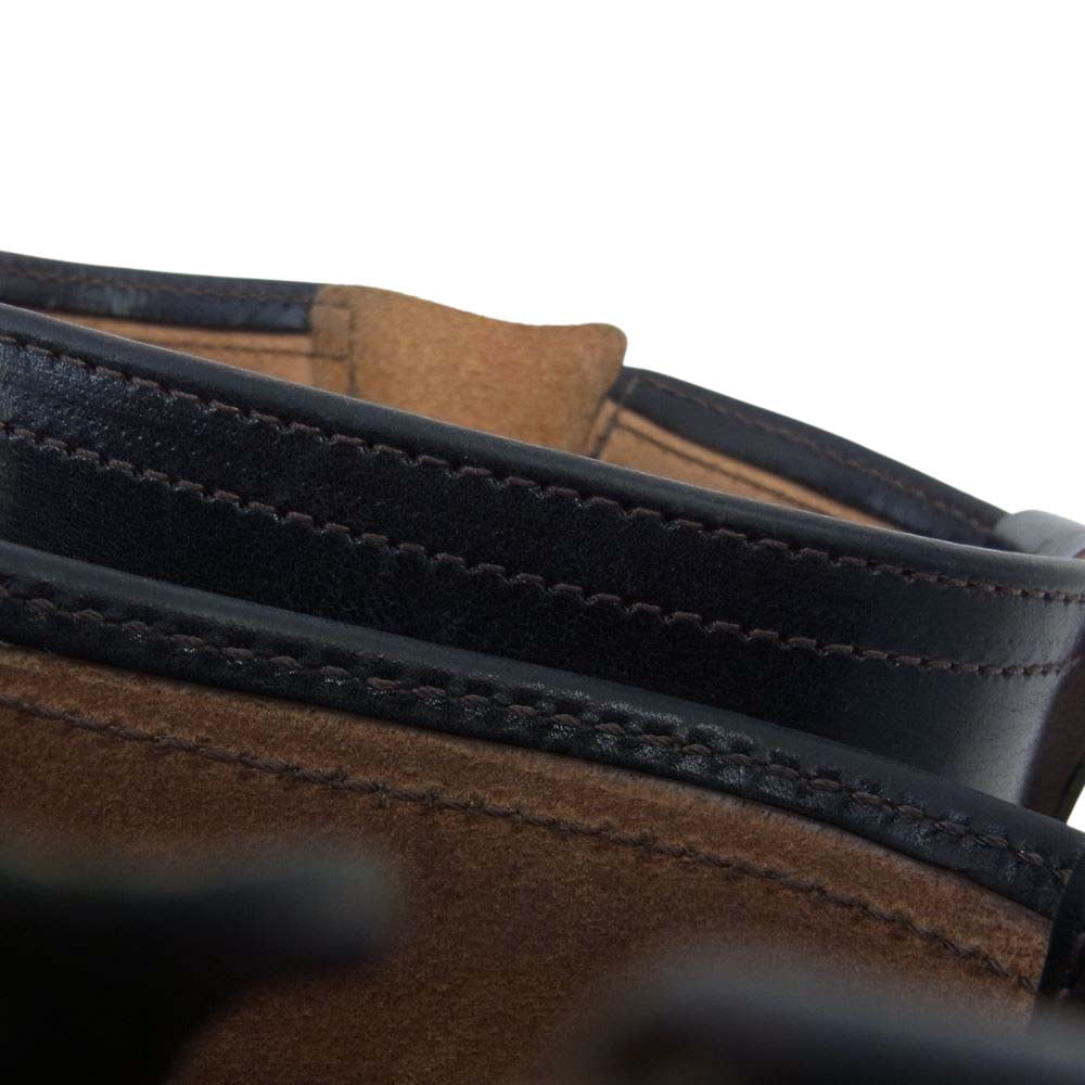 WESCO ウエスコ MISTER LOU 7600 ミスター ルー 茶芯 ブラック ホースハイド ヴィンテージロゴ刻印  エンジニア ブーツ ブラック系 US9.5E【中古】