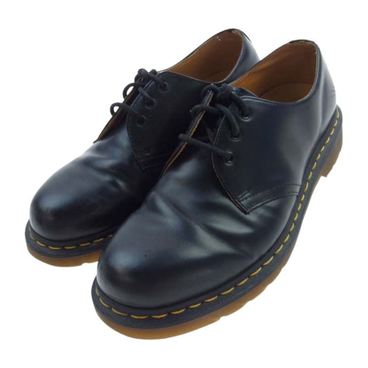 Dr.Martens ドクターマーチン 1461 3 EYE SHOES 3ホール ローカット レザー シューズ ブラック系 UK7【中古】
