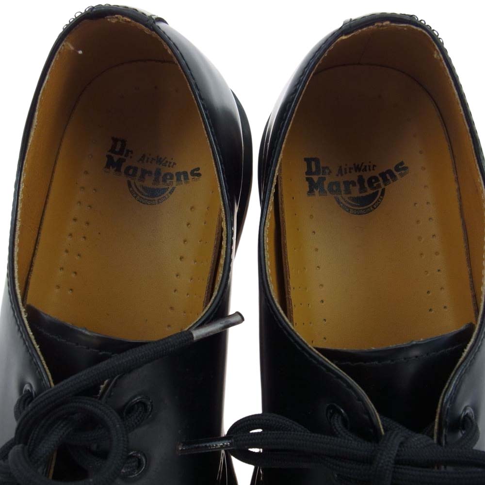 Dr.Martens ドクターマーチン 1461 3 EYE SHOES 3ホール ローカット レザー シューズ ブラック系 UK7【中古】