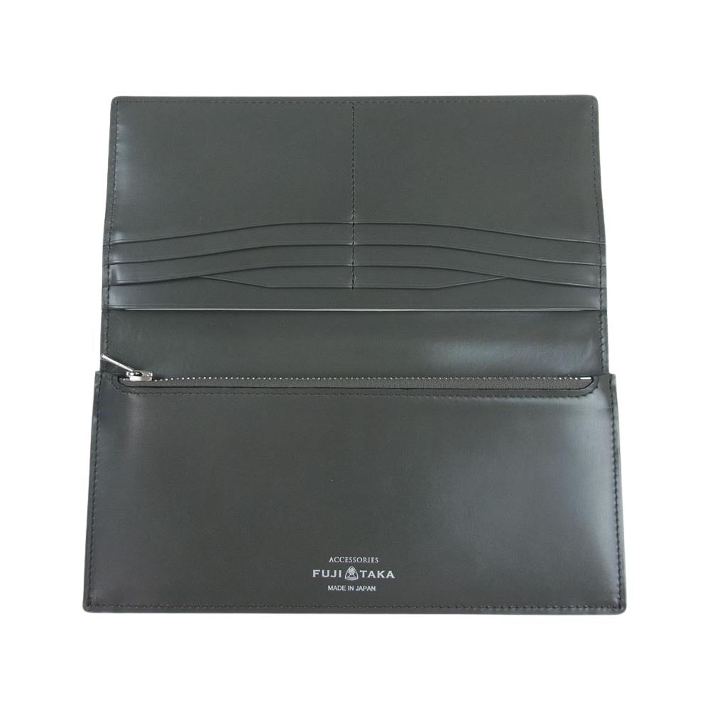 フジタカ 665615 FUJITAKA ACCESSORIES フジタカ アクセサリーズ バブルライト 長財布 グレー系【新古品】【未使用】【中古】