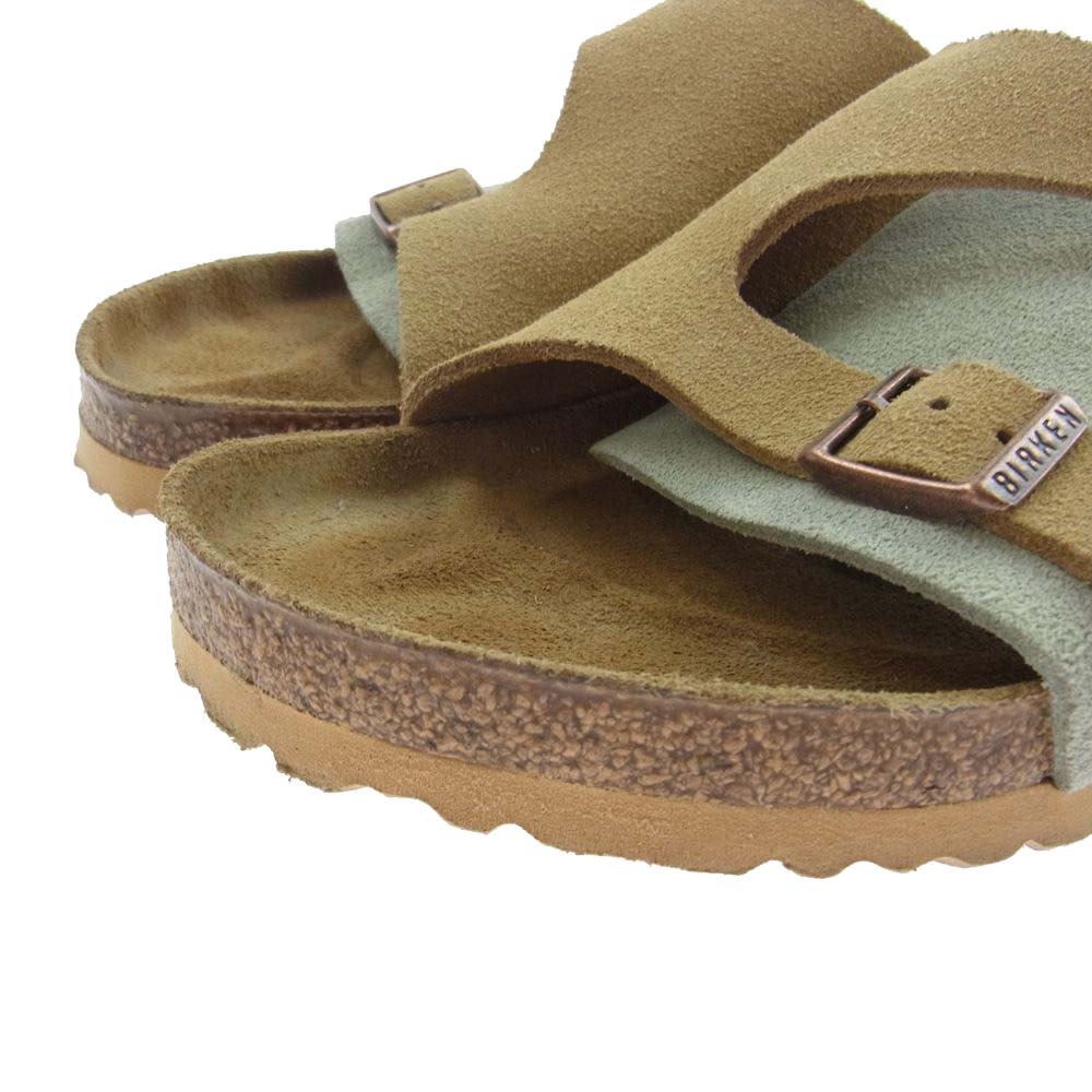 BIRKENSTOCK ビルケンシュトック ZURICH チューリッヒ コンビカラー サンド × デザートセージ サンダル ベージュ系 26.0㎝【中古】