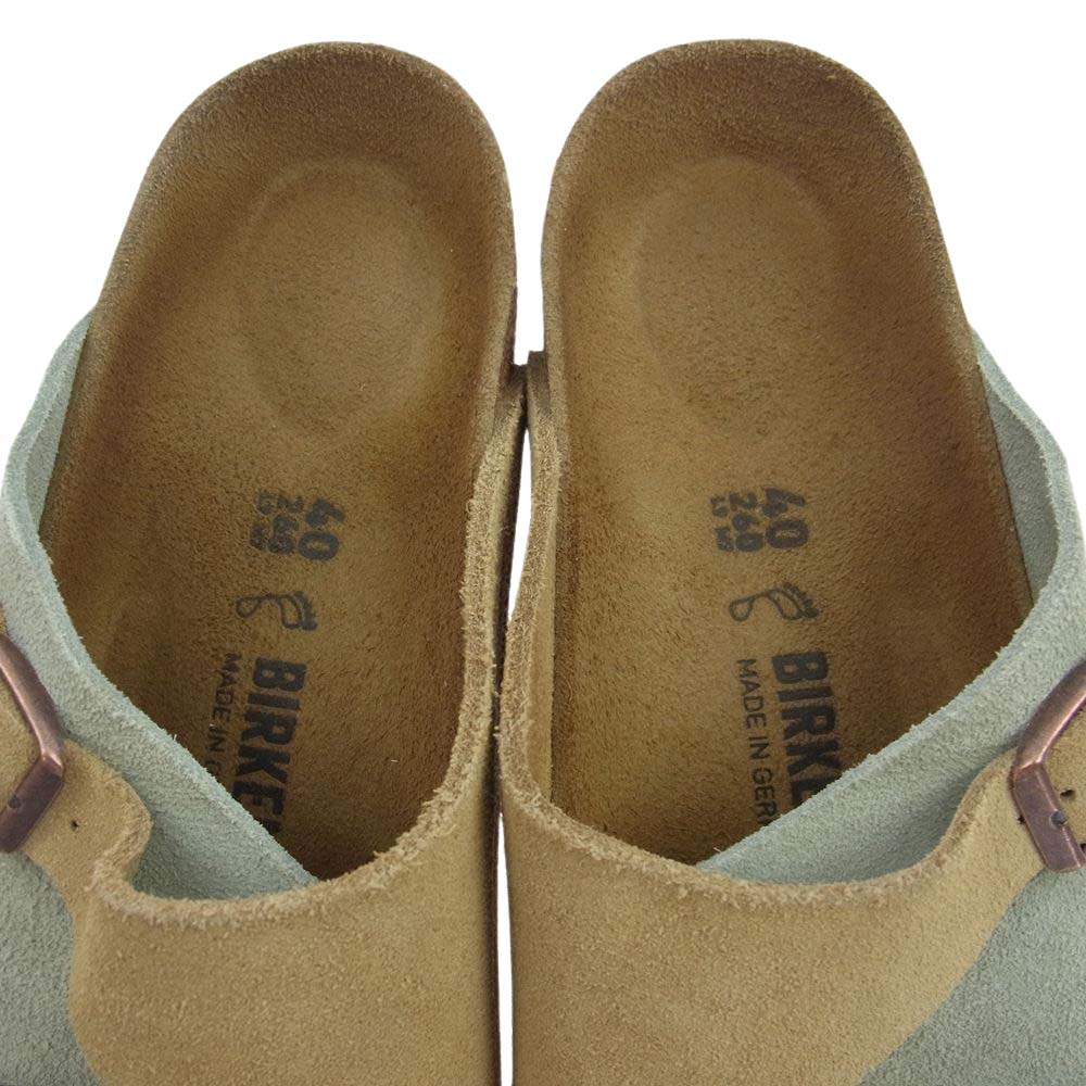 BIRKENSTOCK ビルケンシュトック ZURICH チューリッヒ コンビカラー サンド × デザートセージ サンダル ベージュ系 26.0㎝【中古】