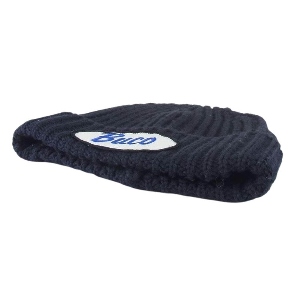 The REAL McCOY'S ザリアルマッコイズ BUCO MECHANIC KNIT CAP ブコ メカニック ニットキャップ ビーニー ネイビー系【中古】