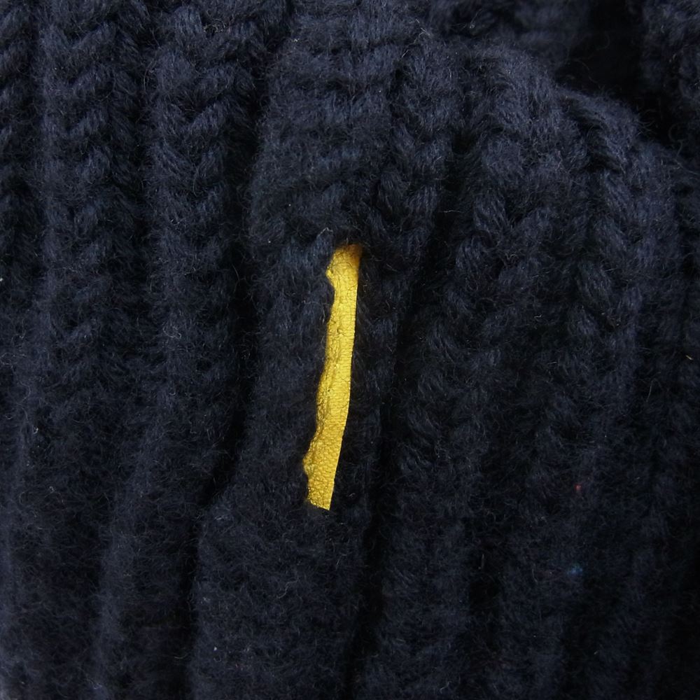 The REAL McCOY'S ザリアルマッコイズ BUCO MECHANIC KNIT CAP ブコ メカニック ニットキャップ ビーニー ネイビー系【中古】