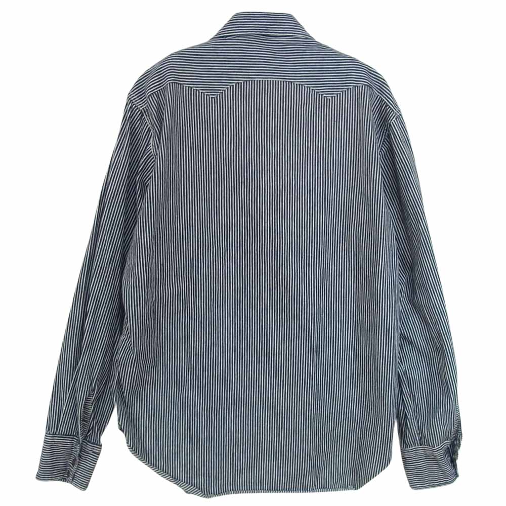 WAREHOUSE ウエアハウス ヒッコリーストライプ ウエスタン シャツ 40【中古】