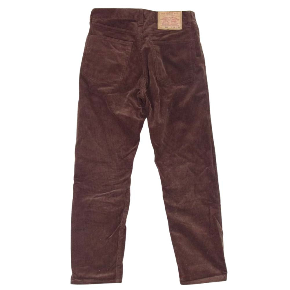 The REAL McCOY'S ザリアルマッコイズ LOT 906 CORDUROY TROUSERS コーデュロイ パンツ W30 ブラウン系 28【中古】