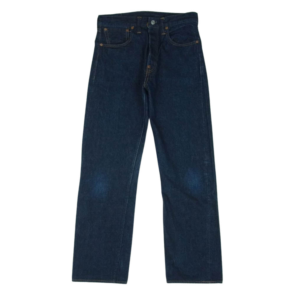 WAREHOUSE ウエアハウス Lot 1004XX(1000XX) 1936 MODEL シンチバック アーキュエイトステッチ 股リベット レッドセルヴィッチ デニム パンツ インディゴブルー系 W28 L32【中古】