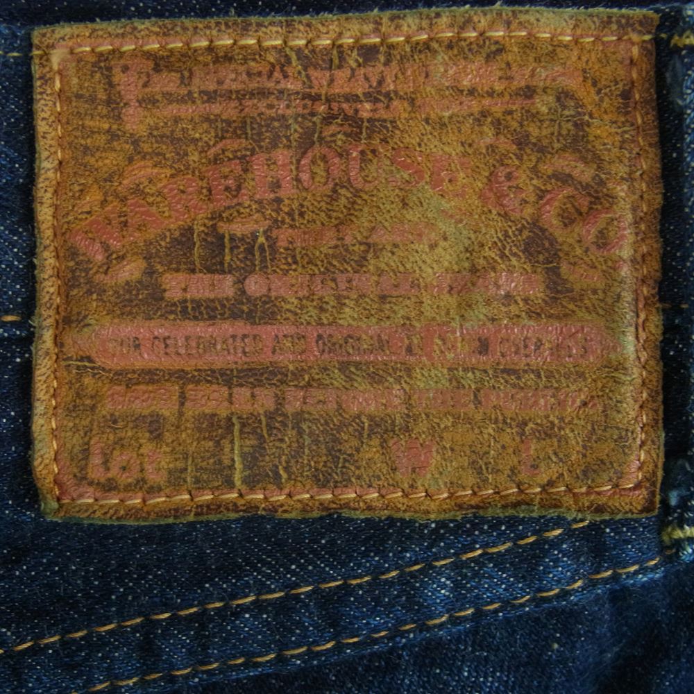 WAREHOUSE ウエアハウス DD-1004 DUCK DIGGER 1937モデル アーキュエイトステッチ デニム パンツ インディゴブルー系 W29【中古】