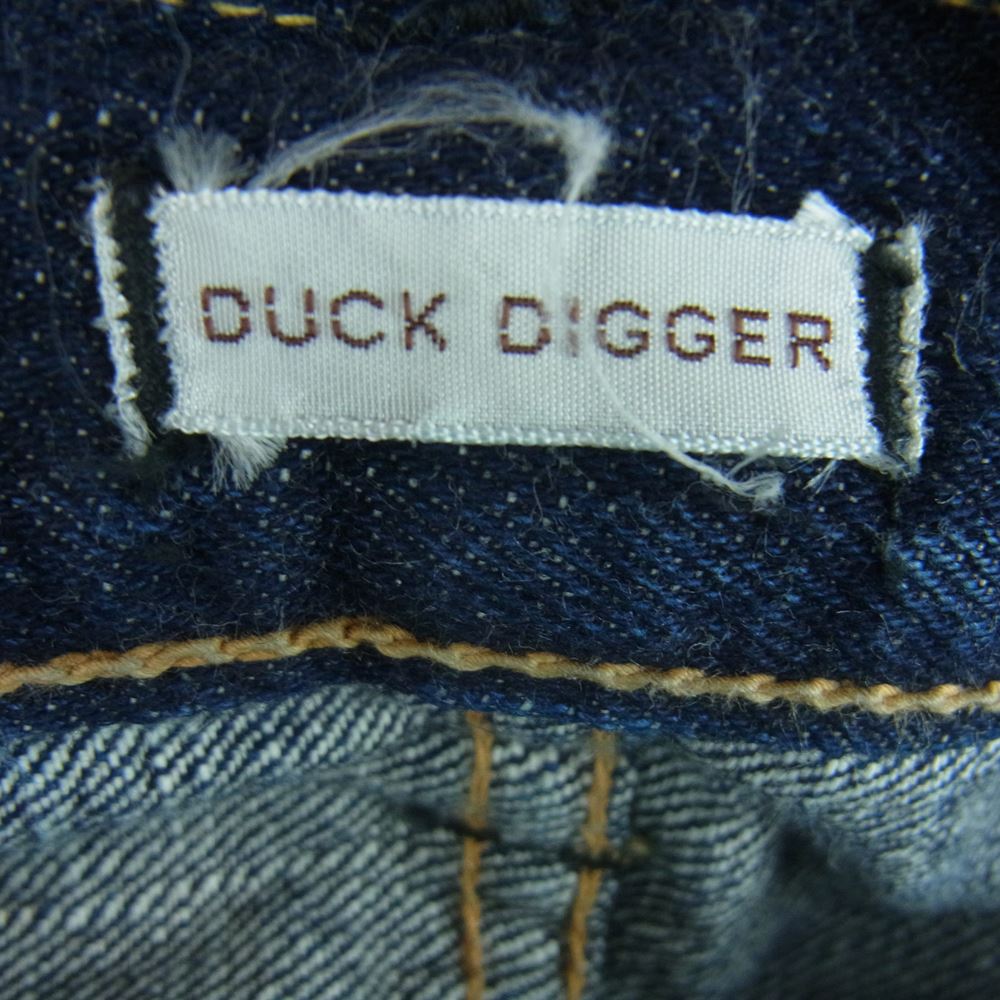 WAREHOUSE ウエアハウス DD-1004 DUCK DIGGER 1937モデル アーキュエイトステッチ デニム パンツ インディゴブルー系 W29【中古】