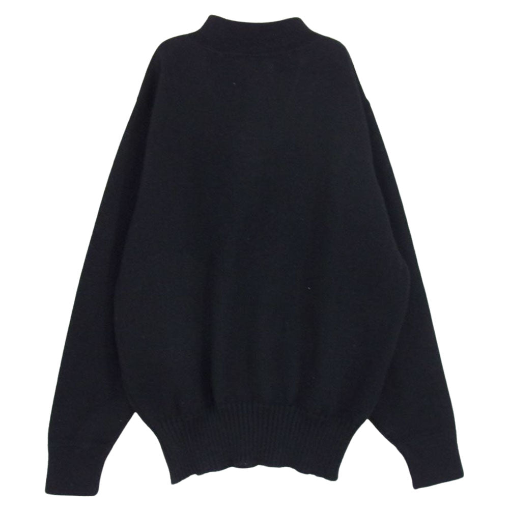 The REAL McCOY'S ザリアルマッコイズ USN WOOL JERSEY ウール ミリタリー セーター ブラック系 40【中古】