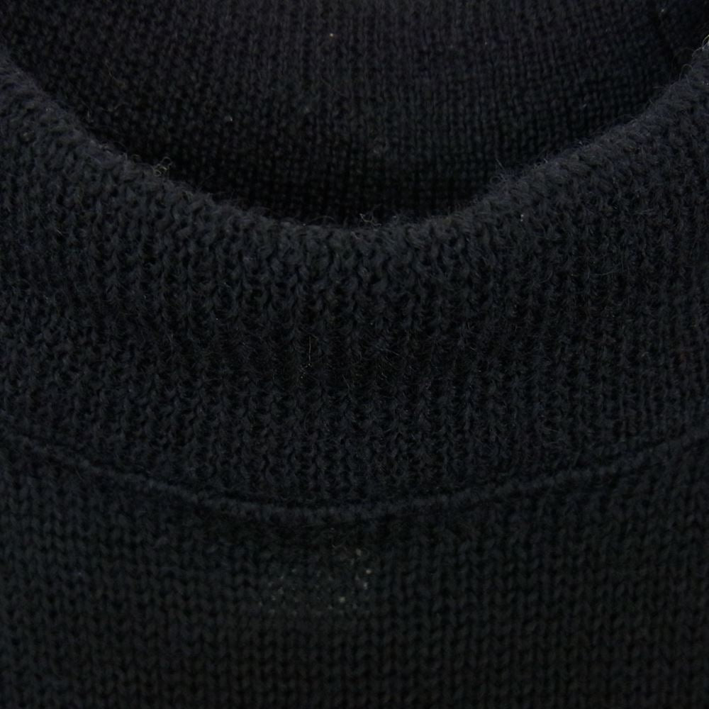 The REAL McCOY'S ザリアルマッコイズ USN WOOL JERSEY ウール ミリタリー セーター ブラック系 40【中古】