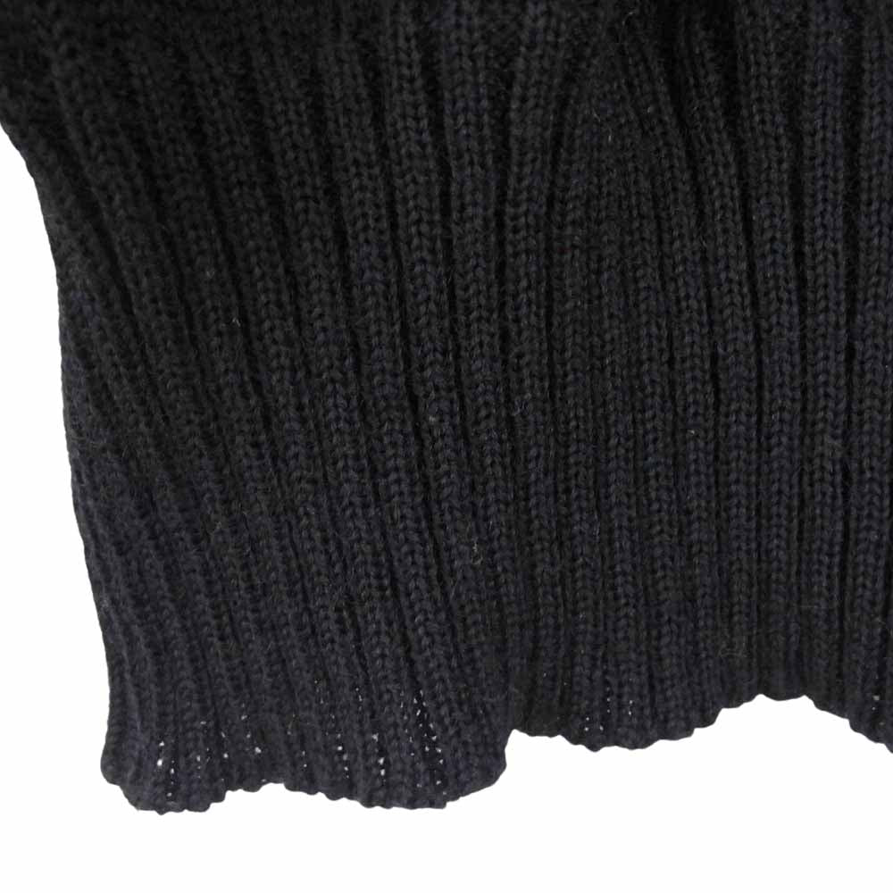 The REAL McCOY'S ザリアルマッコイズ USN WOOL JERSEY ウール ミリタリー セーター ブラック系 40【中古】