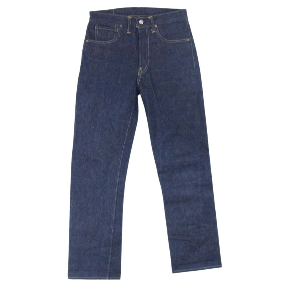 WAREHOUSE ウエアハウス Lot S1003XX(1000XX) 1942 MODEL 大戦 デニムスレキ 股リベット 赤ペンキ デニム パンツ W28 インディゴブルー系 28【中古】