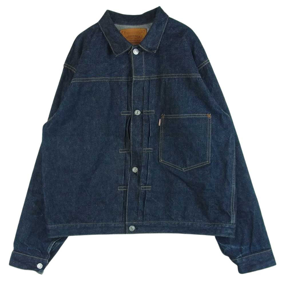WAREHOUSE ウエアハウス S2000XX DEADSTOCK BLUE WWII DENIM JACKET 1st 大戦モデル デニム ジャケット インディゴブルー系 42【中古】