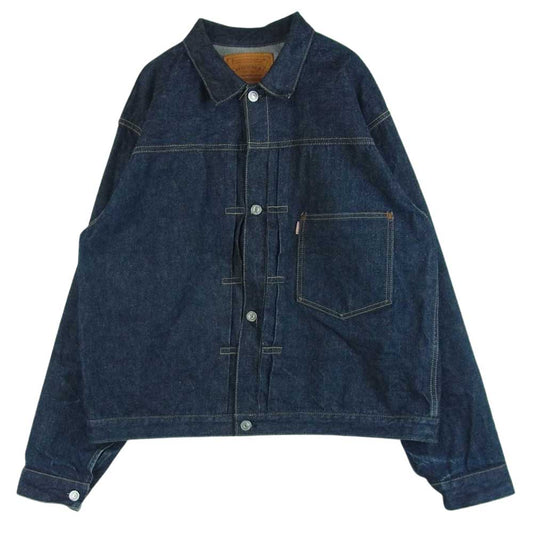 WAREHOUSE ウエアハウス S2000XX DEADSTOCK BLUE WWII DENIM JACKET 1st 大戦モデル デニム ジャケット インディゴブルー系 42【中古】