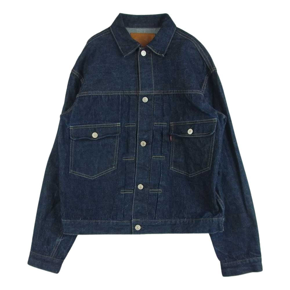 WAREHOUSE ウエアハウス LOT 2002XX 2ND TYPE セカンド タイプ デニム ジャケット 日本製 インディゴブルー系 44【中古】