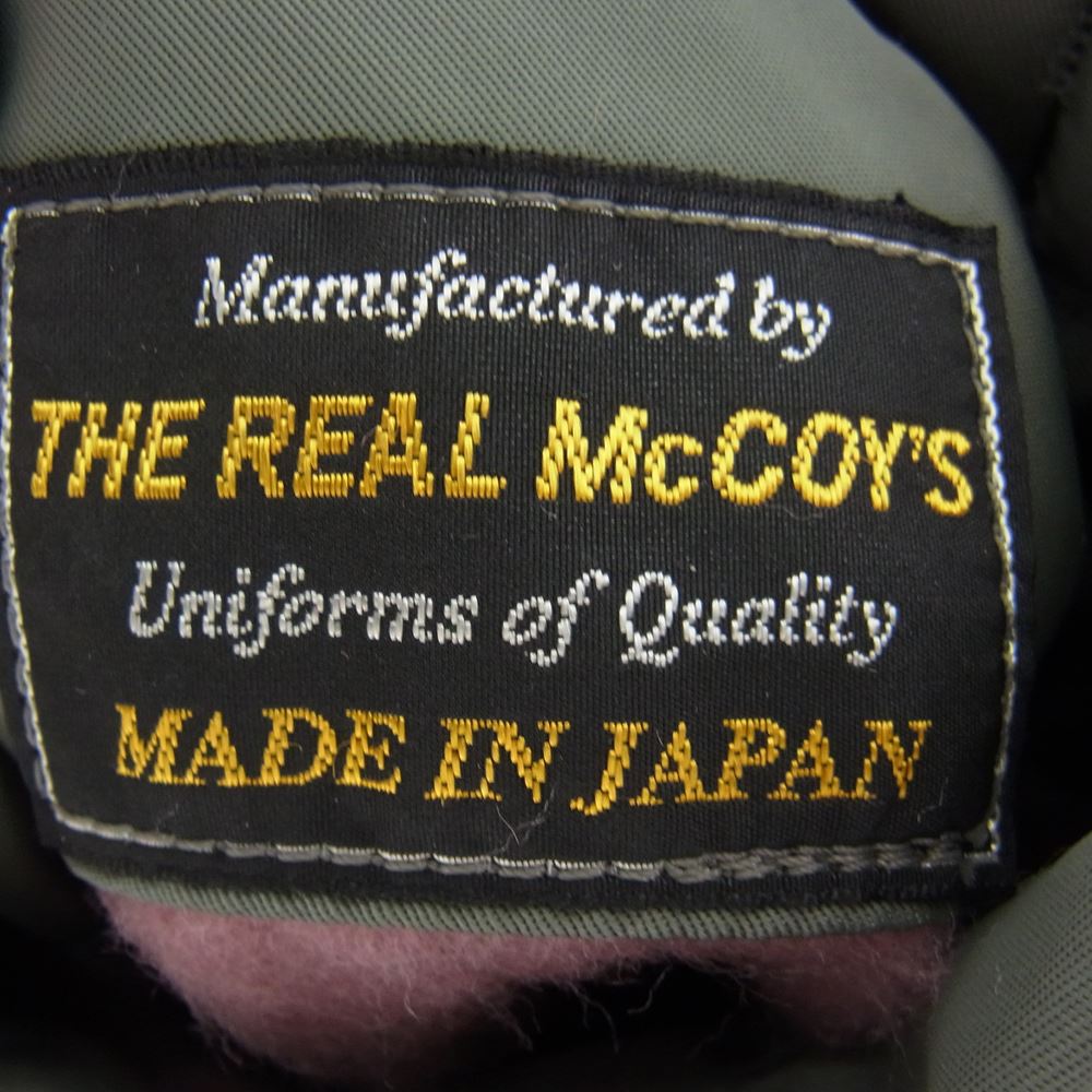 The REAL McCOY'S ザリアルマッコイズ MJ21108 MA-1 REAL McCOY MFG CO デカール無し フライト ジャケット ミリタリー SAGE GREEN S【中古】