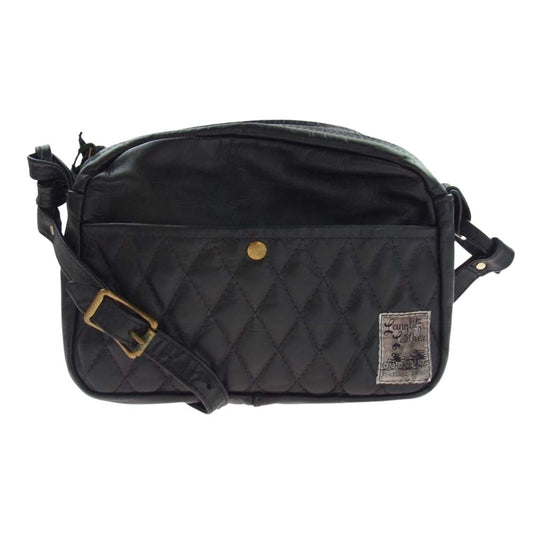 LANGLITZ LEATHERS ラングリッツレザーズ Large Padded Gun Purse ラージ パッデッド ガンパース レザー ショルダー ブラック系【中古】