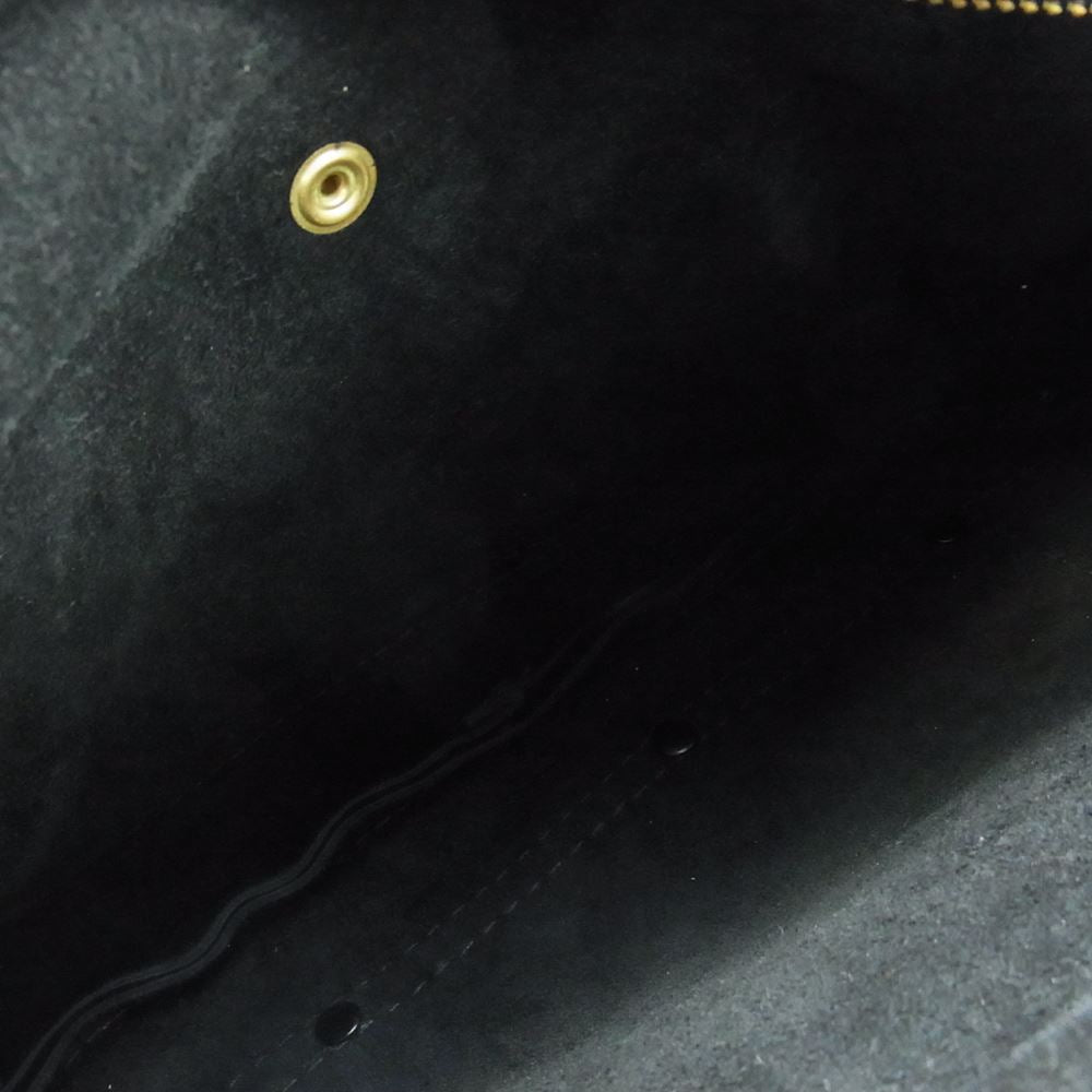 LANGLITZ LEATHERS ラングリッツレザーズ Large Padded Gun Purse ラージ パッデッド ガンパース レザー ショルダー ブラック系【中古】