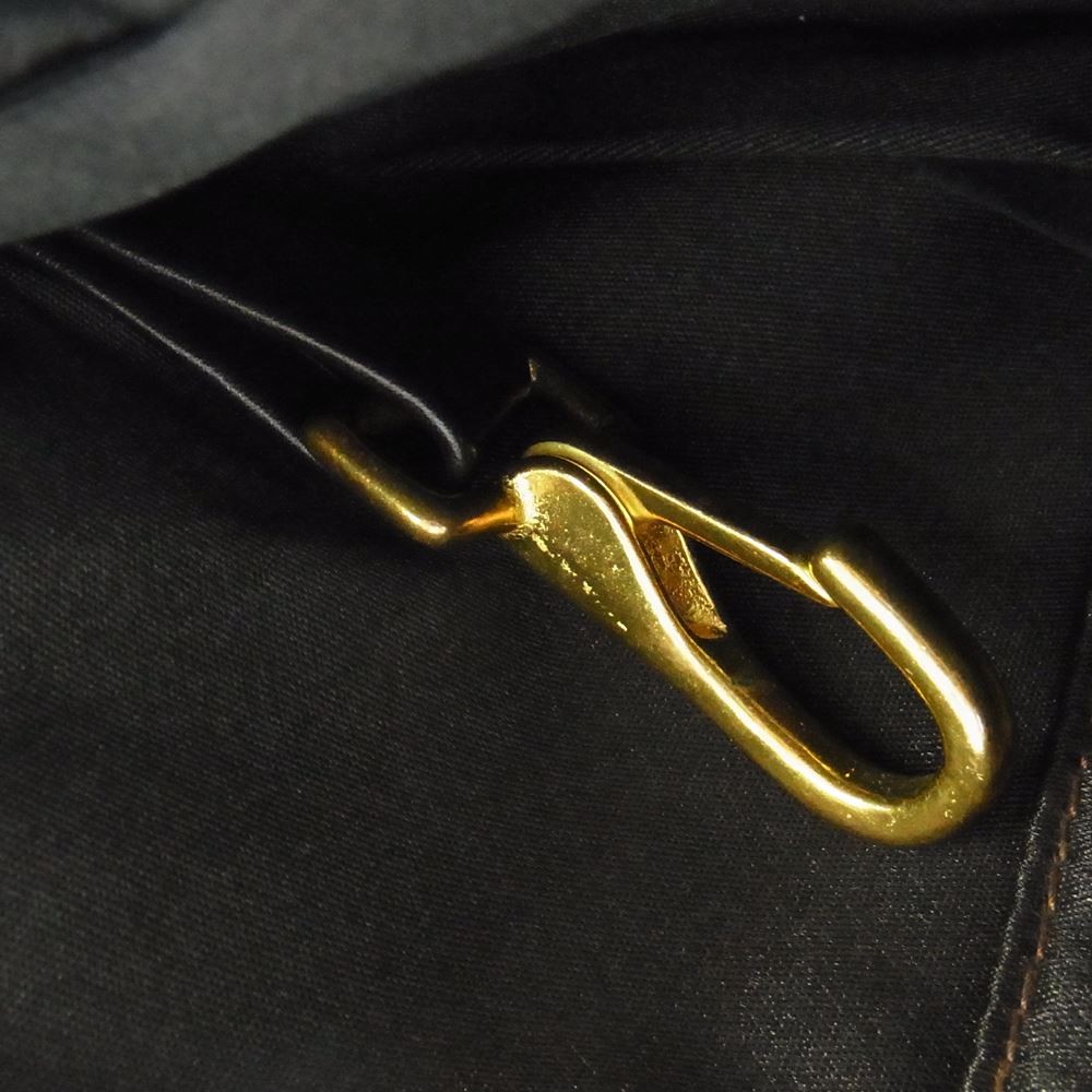 LANGLITZ LEATHERS ラングリッツレザーズ Padded One Shoulder Bag パッデッド レザー ワンショルダー バッグ ブラック系【中古】