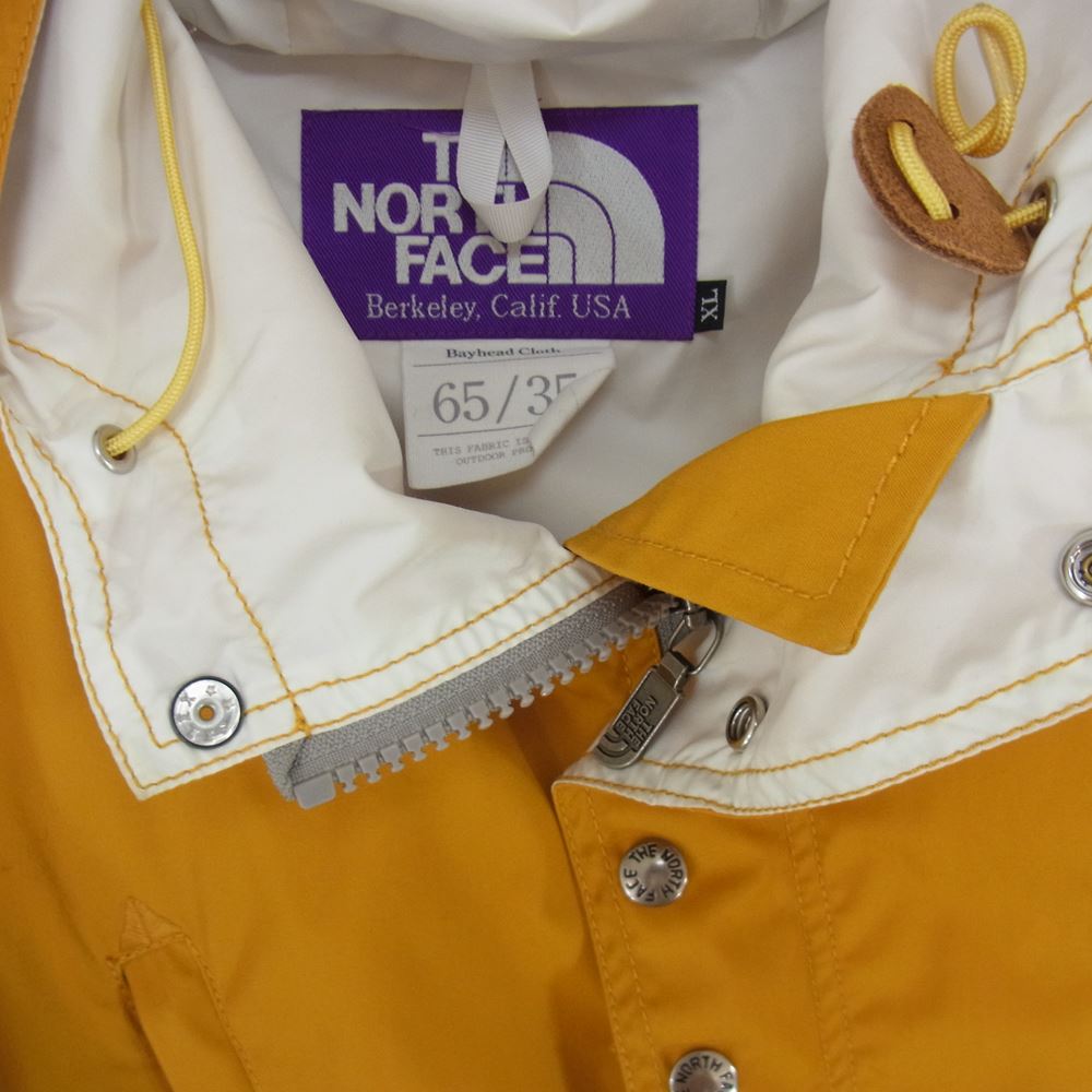 THE NORTH FACE ノースフェイス NP2207N PURPLE LABEL パープルレーベル マウンテン パーカ パーカー イエロー系 XL【中古】
