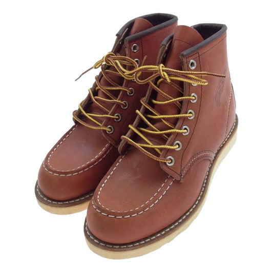 RED WING レッドウィング 8875 6inch CLASSIC MOC TOE アイリッシュセッター ブーツ ブラウン系 22.5cm【美品】【中古】