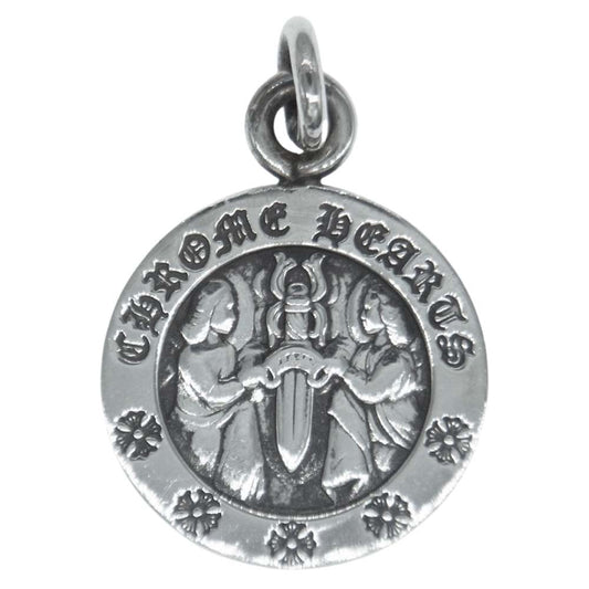 CHROME HEARTS クロムハーツ（原本無） CHRM ANGL MDL エンジェルメダル チャーム V2 ペンダントトップ シルバー系【中古】