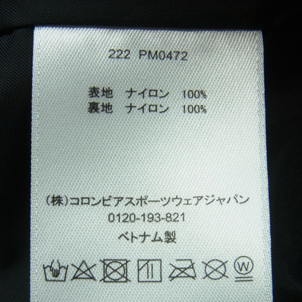 Columbia コロンビア PM0472 Wood Road Jacket ウッドロード ジャケット マウンテン パーカ ブラック系 M【中古】