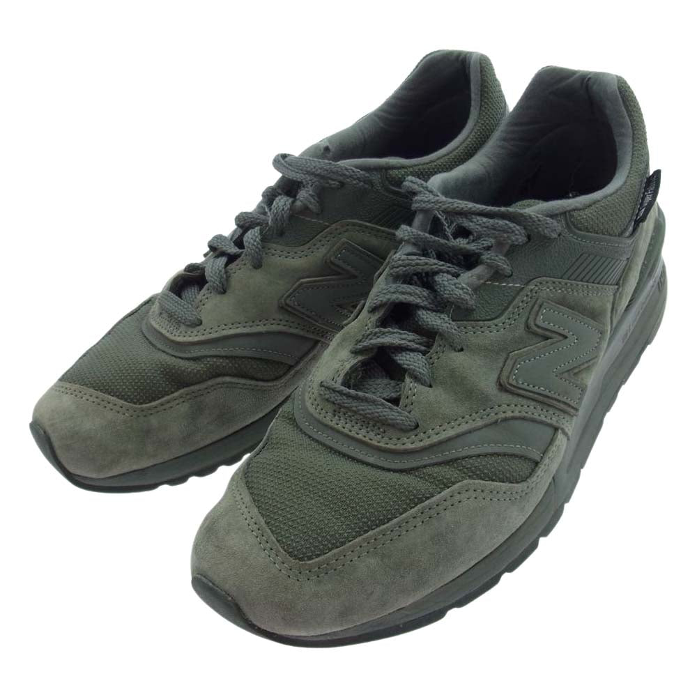 NEW BALANCE ニューバランス M997NAL USA製 ローカット スニーカー カーキ系 27.5cm【中古】