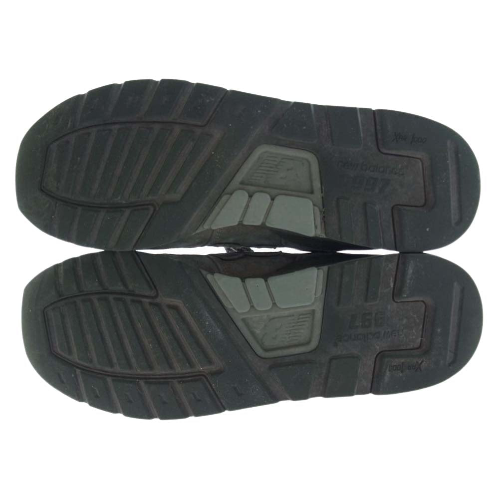NEW BALANCE ニューバランス M997NAL USA製 ローカット スニーカー カーキ系 27.5cm【中古】
