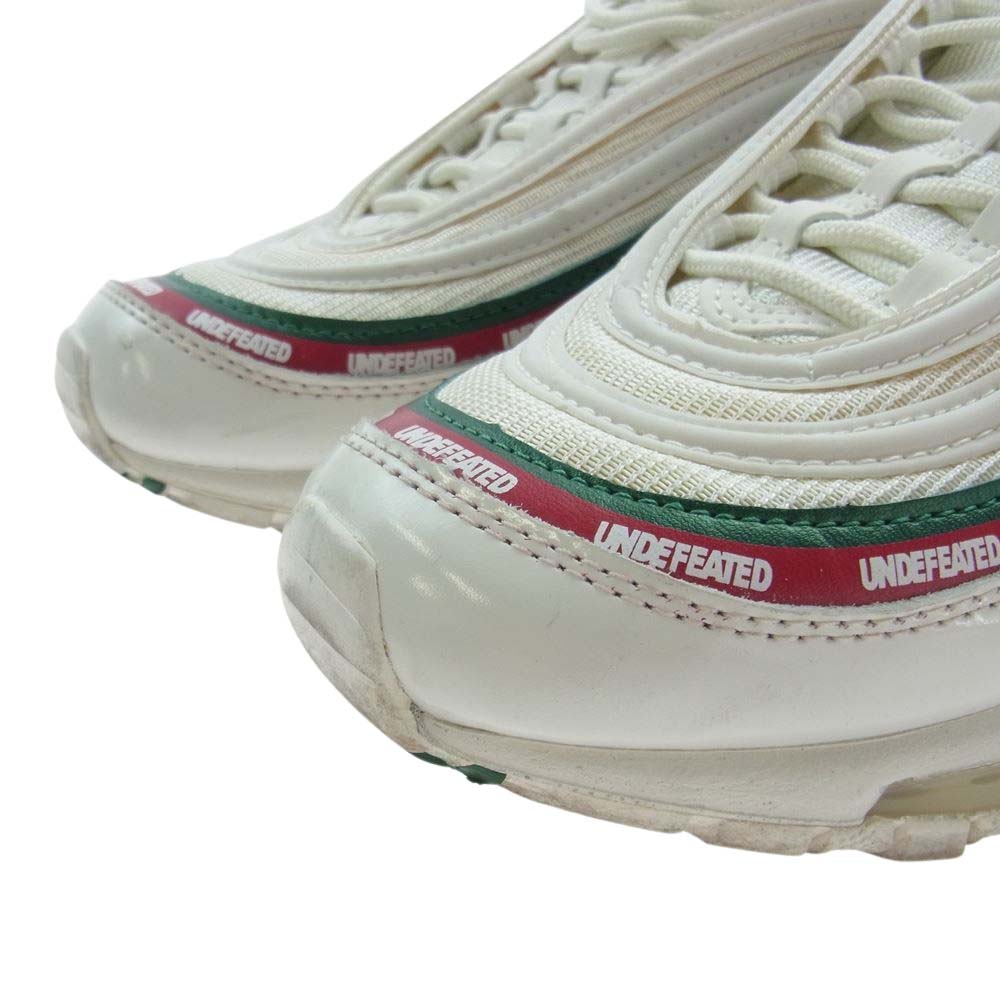 NIKE ナイキ  AJ1986-100  × UNDEFEATED AIR MAX 97 OG アンディフィーテッド エアマックス 97 ローカット スニーカー ホワイト系 27cm【中古】