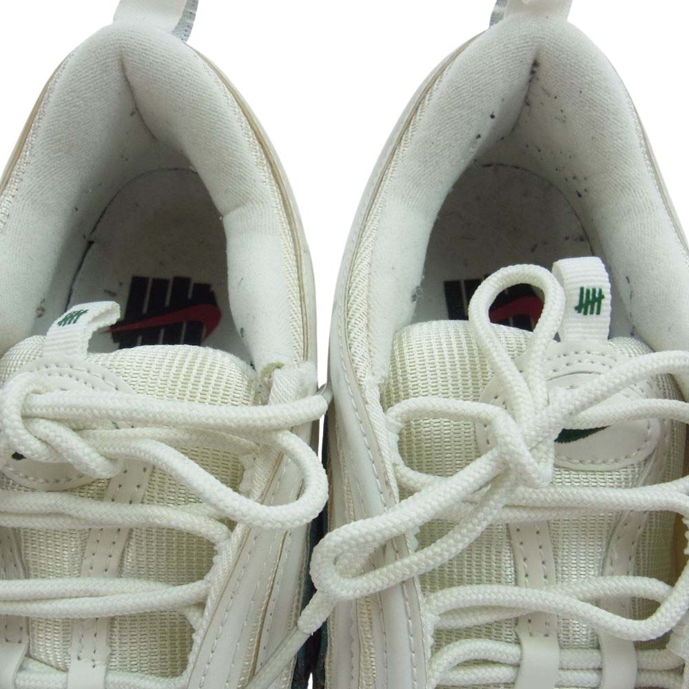 NIKE ナイキ  AJ1986-100  × UNDEFEATED AIR MAX 97 OG アンディフィーテッド エアマックス 97 ローカット スニーカー ホワイト系 27cm【中古】