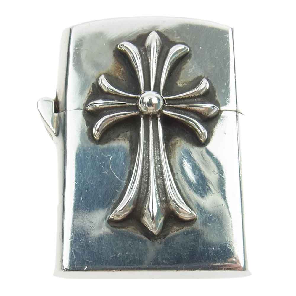 CHROME HEARTS クロムハーツ（原本無） ZIPPO LIGHTERZ-V1 V1 スモール CHクロス ジッポ ライター シルバー系【中古】