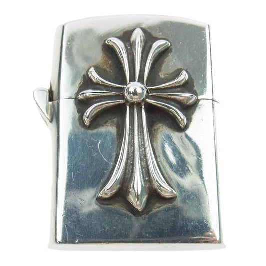 CHROME HEARTS クロムハーツ（原本無） ZIPPO LIGHTERZ-V1 V1 スモール CHクロス ジッポ ライター シルバー系【中古】
