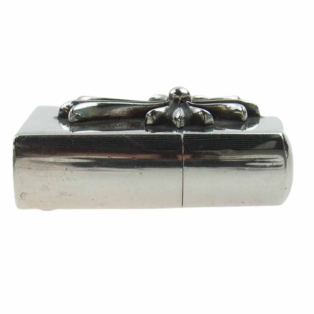 CHROME HEARTS クロムハーツ（原本無） ZIPPO LIGHTERZ-V1 V1 スモール CHクロス ジッポ ライター シルバー系【中古】